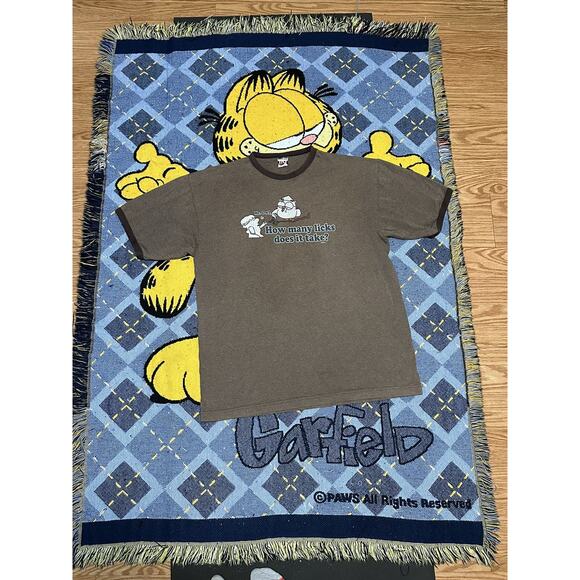 2006 Brown Mr. Owl Tootsie Pop Licks Promo Ringer Tee Shirt - Picture 1 of 5